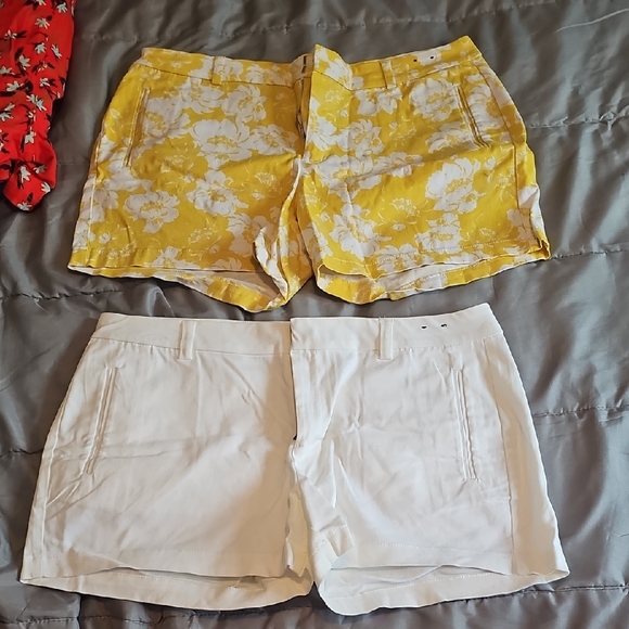 a.n.a Blue and Pink Twill Shorts - Picture 4 of 6